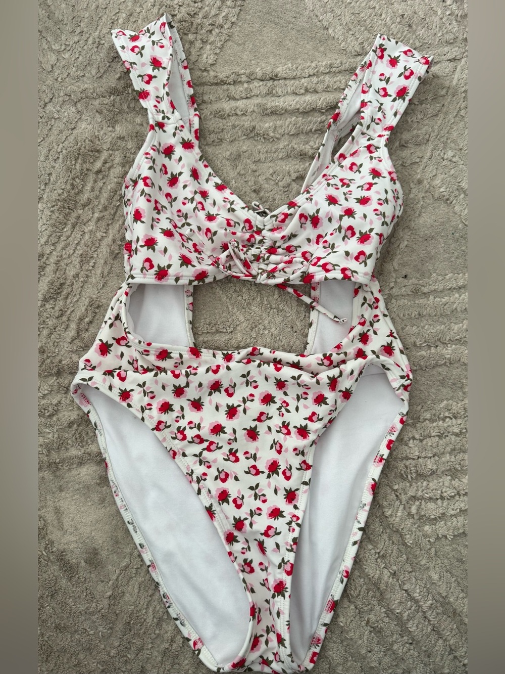 Xhilaration Multicolor Floral One Piece Swimsuit Wmns Sz medium